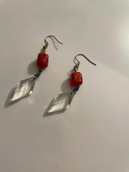 Red Crystal | Earings