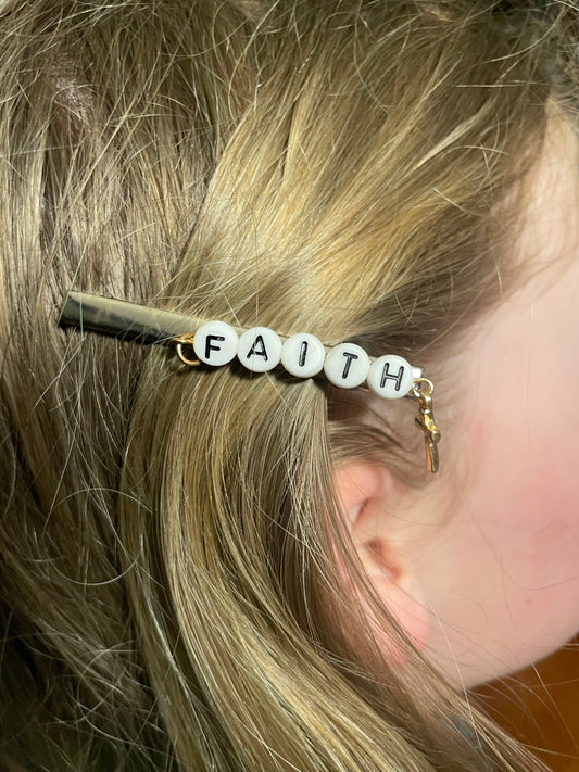 “Faith” | Hair Clip